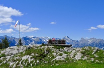 Blick ins Karwendelgebirge